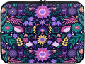 Mandala Flower Laptop Protective Sleeve for Women 17 inch Lap Top Case Portable Computer Sleeve Laptop Protector Zippered Pouches Gifts for Girls Boys Purple