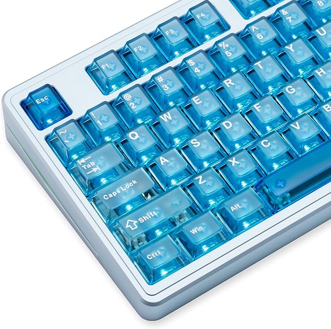 PMOKEY Aurora 80 CNC Full Aluminum Wireless Mechanical Keyboard with VIA/QMK, 8000mah Battery, Arctic Tactile Switch, Tri-Mode Gaming Keyboard Hot Swappable RGB Backlit for Windows/Mac/PC (Ultra Blue)