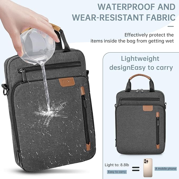 9-11 Inch Tablet Sleeve Bag, Padded Protective Travel Carrying Case for iPad A16 2025, iPad Air M4 11-inch 2026 M3 M2, iPad Pro M5/M4 11 inch, iPad 10/9/8/7th, Galaxy Tab A9+/S9/S8 11"