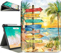 Vimorco for iPad Air 11 Inch Case M4 2026, for iPad Air 5th/4th Gen Cases 10.9-inch, Fit iPad Pro 11 Inch Case 4th/3rd/2nd/1st Generation, Pencil Holder/4 Viewing Stands/Typing Stand/Slim, Beach Road