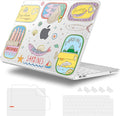 Case for 2026 MacBook Neo 13-inch Laptop with Liquid Retina Display, Release Model A3404, Sturdy Plastic Hard Shell Case + Keyboard Cover + Trackpad Film + Dust Plug, Sardines