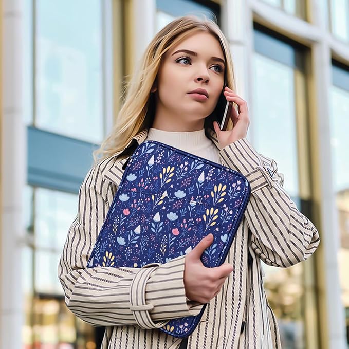 Dadanism 13 Inch Tablet Sleeve Bag Carrying Case for iPad Pro 13" M5/M4 2025/2024, iPad Air 13" M4/M3 2026/2025, iPad Pro 12.9", Galaxy Tab S10+/S9 FE+/S9+ 12.4", Remarkable Paper Pro 11.8",Night Blue
