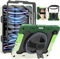 for iPad Pro 12.9 inch Case (6th/5th/4th/3rd Gen),Not fit iPad 12.9 2nd/1st Gen with Screen Protector for Kids with 360 Kickstand Hand Strap Pencil Holder [15ft Drop Protection]