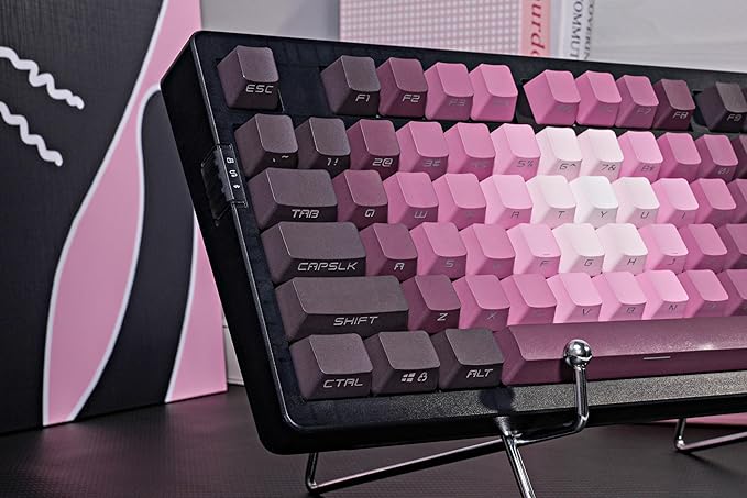 ZORNHER ZH980 Mechanical Keyboard Wireless,95% Pink Creamy Keyboard with Number Pad,Lighted Up PBT Keycaps,Gaming Keyboard with Number Pad,Creamy Sounding Linear Switches,Full Size