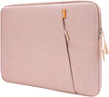 JETech Laptop Sleeve for 13-14Inch MacBook Neo (A18 Pro), MacBook Air/Pro (M1-M5) 2020-2026, 13-13.6 Inch Notebook, Waterproof Shock Resistant Bag Case with Accessory Pocket (Rose Gold)