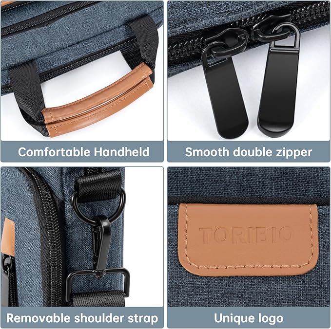 13.3-14 Inch Laptop Sleeve Bag, Padded Carrying Case for New MacBook Neo 13" (A18 Pro), MacBook Pro 14" M5/M4/M3/M2 14" /13", MacBook Air 13.6"/14" M5/M4/M3/M2 2026-2022, Surface Pro AI PC/9/8 13"
