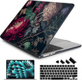 Batianda Premium Case for New MacBook Air 15 inch with M5 M4 M3 M2 Chip 2026 2025 2024 2023 Release, Designed Ultra-Slim Hardshell & Keyboard Cover & Screen Protector 4-in-1 Bundle, Vintage Flower