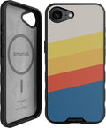 Smartish® iPhone 17e/16e MagSafe Case - Gripmunk Magnetic Slim Case [Lightweight + Protective] Drop Tested Thin Grip Cover with Microfiber Lining for Apple iPhone 17e/16e - Striped Up