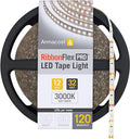 Armacost Lighting RibbonFlex Pro 12V White LED Strip Lights 120 LED/m, 3000K, 32.8 ft 143250