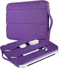 Voova Laptop Sleeve Carrying Case 13 13.6 Inch Compatible with MacBook Air 13 M1/M2/M3/M4, MacBook Pro 13/14, IPad Pro 13, Waterproof Slim Computer Cover Bag, Purple