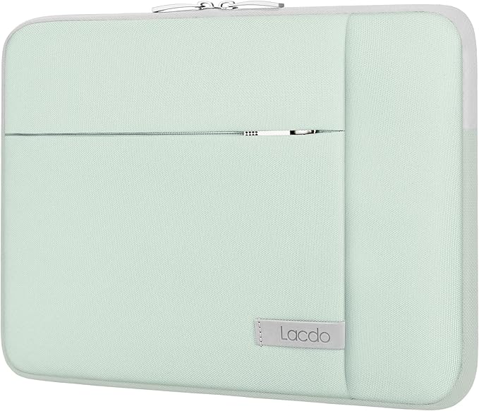 Lacdo 13 inch Laptop Sleeve Case for 13 inch MacBook Air M5 A3449 (2026), M4 A3240 2025, M3 A3113, M2 A2681, M1 A2337 | 13" MacBook Neo A18 Pro A3404 (2026) | iPad Air/Pro 13 M5 Computer Bag, Green