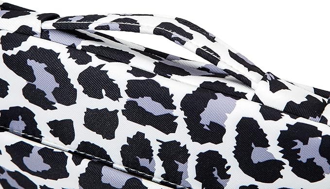 Kinmac 360° Protective Laptop Sleeve Case Bag Cover with Handle for MacBook Pro 16 inch,16 inch HP,Lenovo,Dell,ASUS,Acer Ultrabook and Business Laptop (Leopard)