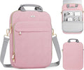 MoKo 13-14 in Puffer Laptop Sleeve Bag for 13-inch New Mac Air M5/Neo A18 Pro, 14-inch Mac Pro M5/M4/M3/M2/M1, 13.8“ Surface, Puffy Laptop Carrying Case with Handle & Shoulder Strap, Pink