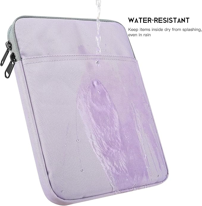 12.9 13 inch iPad Pro Sleeve Case for iPad Pro 13 inch M5 M4 & iPad Air 13" M2 M3 M4(2026) with Magic Keyboard, iPad Pro 12.9 inch M2 M1(6th/5th/4th/3rd Gen) Carrying Tablet Cover Bag -Purple