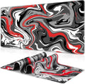 Canjoy Gaming Mouse Pad, Fluid Pattern Mouse Pad 31.5x11.8inch Large Extended Computer Mouse Mat Keyboard Full Desk Mousepad for Gaming, Office, Home
