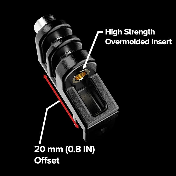 Centering Lens Alignment Adapter (Offset Mount) – Compatible with GoPro, DJI, and Insta360 Action Cameras