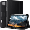 auaua Case for iPad Pro 11 Inch (M5/M4) 2025/2024, with Pencil Holder and Pocket, Multiple Angles Viewing, Magnetic Closure, Auto Sleep/Wake (Black)