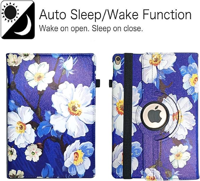 Case for iPad Air (3rd Gen) 10.5" 2019 / iPad Pro 10.5" 2017 Case,360 Degree Rotating Stand Protective Cover, Auto Sleep/Wake