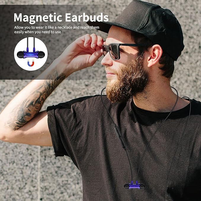 COOYA USB C Headphone Type C Wired Earbuds Bass Stereo Magnetic for iPhone 17 16 Pro Max 15 Plus iPad 11 Pixel 9 8 Noise Canceling in-Ear Earphone+Mic for Samsung S26 S25 Ultra S24 A16 for OnePlus 13
