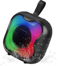 Shower Bluetooth Speaker, IPX6 Waterproof Portable Speaker with Loud HD Sound RGB Lights for Home, Beaches Portable Wireless Outdoor Speakers