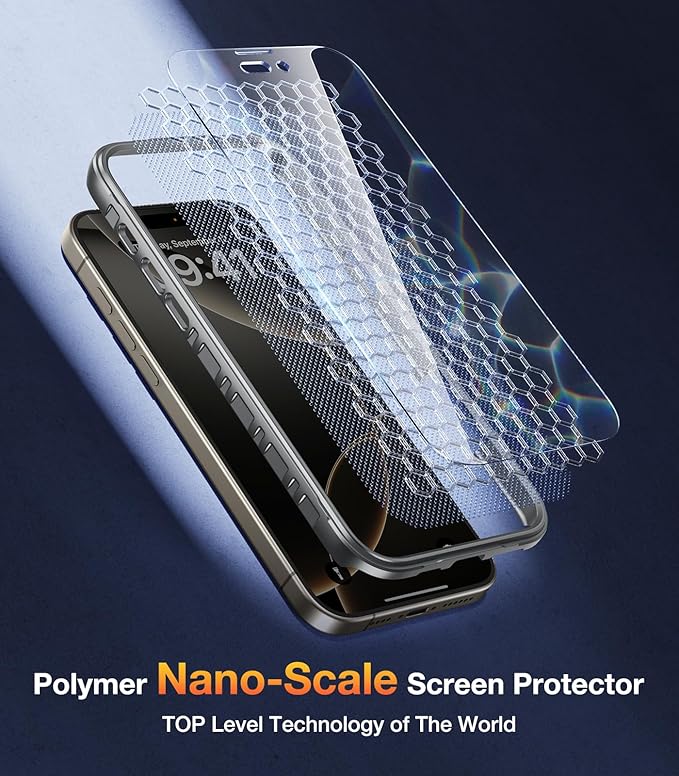 Diaclara Magnetic Designed for iPhone 16 Pro Case, Full Body Rugged with Touch Sensitive Anti-Scratch Screen Protector, Compatible with MagSafe, Soft Bumper Case for iPhone 16 Pro 6.3'', Gray