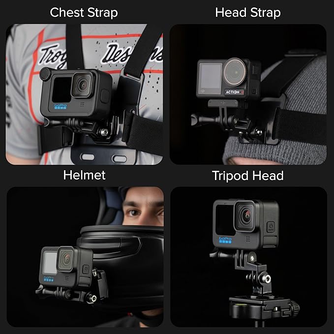 Centering Lens Alignment Adapter (Offset Mount) – Compatible with GoPro, DJI, and Insta360 Action Cameras