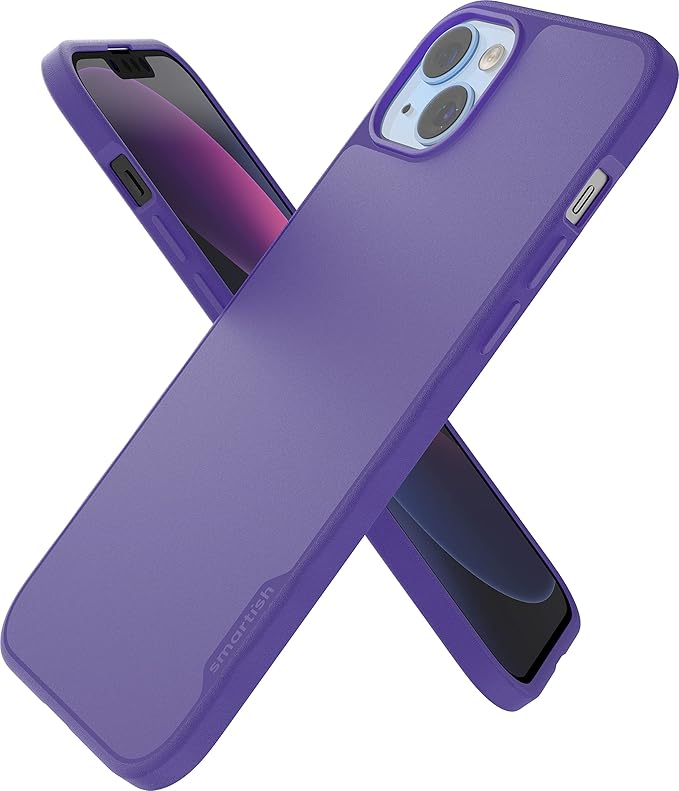 Smartish® iPhone 14 Plus Slim Case - Gripmunk Compatible with MagSafe [Lightweight + Protective] Thin Grip Cover with Microfiber Lining - You're Just Jelly