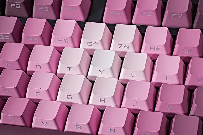 ZORNHER ZH980 Mechanical Keyboard Wireless,95% Pink Creamy Keyboard with Number Pad,Lighted Up PBT Keycaps,Gaming Keyboard with Number Pad,Creamy Sounding Linear Switches,Full Size