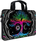 AMARY Laptop Sleeves 11.6" 12" Laptop Handle Bag Neoprene Notebook Carrying Pouch Chromebook Sleeves case Ultrabook Case Tablet Cover Fit Apple MacBook Air HP DELL Lenovo Asus(Colorful Tree)
