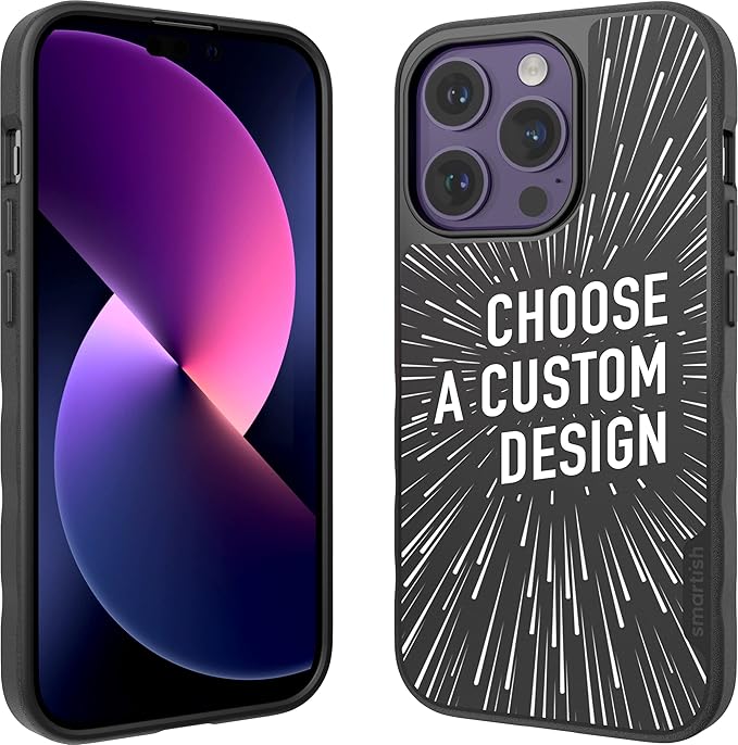 Smartish® iPhone 14 Pro Slim Case - Gripmunk Compatible with MagSafe [Lightweight + Protective] Thin Grip Cover with Microfiber Lining - Secret Menu