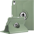 Fintie Rotating Case for iPad Air 11-inch M4/M3/M2 (2026/2025/2024), iPad Air 5th (2022) / 4th Generation 10.9 Inch - 360 Degree Rotating Protective Stand Cover with Pencil Holder, Sage Green