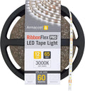 Armacost Lighting RibbonFlex Pro 12V White LED Strip Lights 60 LED/m, 3000K, 65.6 ft 142260