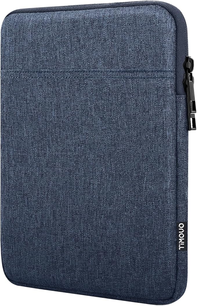 TiMOVO 13 Inch Tablet Sleeve for Pad Air 13" M3 2025, iPad Pro 13"/12.9", Galaxy Tab S9 Plus/S10+/S9 FE+, Remarkable Paper Pro 11.8", Protective Pocket Bag, Midnight Blue