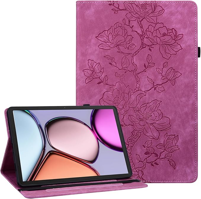 Case for iPad 6th/5th Generation 9.7 Inch 2018/2017, iPad air 2 Cover,Auto Wake/Sleep Slim PU Leather Folio Cover with Multi-Angle Stand and Pen Holder, Rose