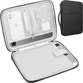 Lacdo Tablet Sleeve Bag Carrying Case for 13 inch New iPad Air M4 M3 M2 2026-2024, 13 inch iPad Pro M5 M4 2025-2024, 12.9" iPad Pro with Magic Keyboard, Water-Resistant iPad Pro Air Bag, Black