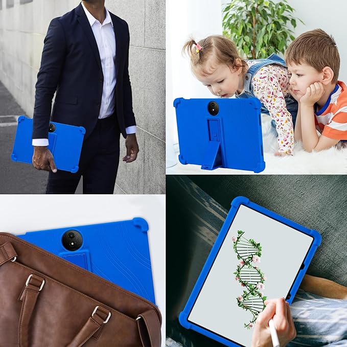 ATOOZ for TCL NXTPAPER 11 Plus Tablet Case 2025 (9469X) with PC Stand Soft Silicone Kids Case for TCL NXTPAPER 11 Plus 11.5 Inch (Blue)