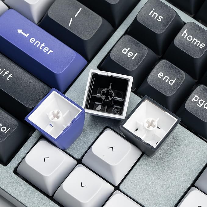 Keychron Q6 Pro Full Aluminum Wireless Bluetooth Custom Mechanical Keyboard, Full-Size QMK/VIA Programmable Knob KSA Double-Shot PBT Keycap Hot-Swappable Banana Switch, Mac Windows Linux - Grey