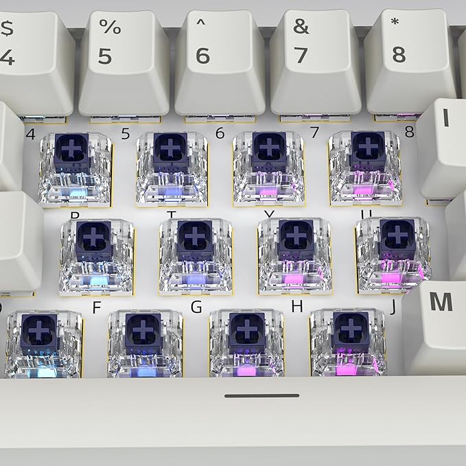 Kailh Box Navy Switches for Mechanical Gaming Keyboard,3-Pin 60gf Clicky/Factory Lubed/IP56 Dust&Waterproof Switches(Kailh Box Navy,90Pcs)
