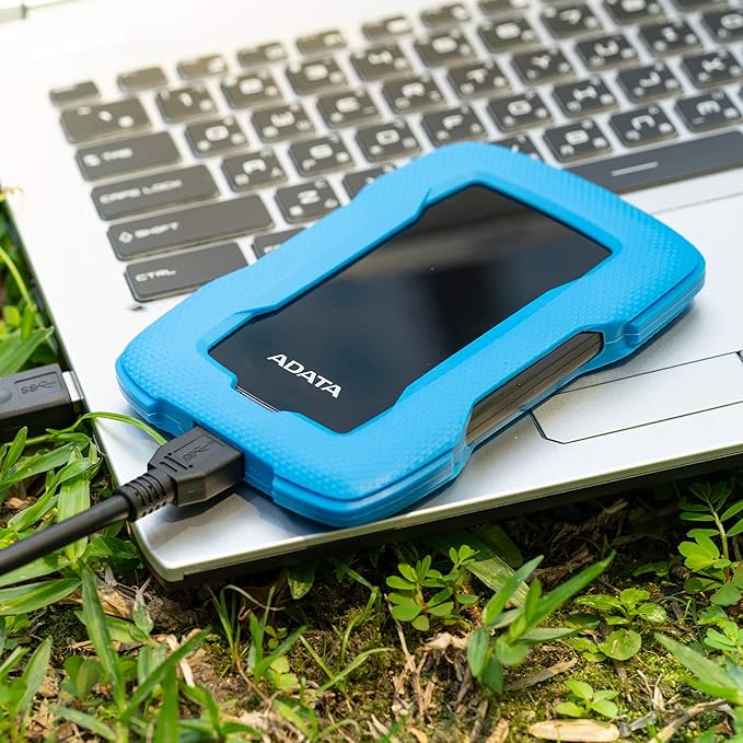 ADATA HD330 2TB USB 3.1 Shock-Resistant Extra Slim External Hard Drive Black (AHD330-2TU31-CBK)