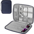 MoKo 12.9 Inch Tablet Sleeve Carrying Case with Handle, Padded Protective Travel Bag for New 13 Inch iPad Air M4 2026 & Pro M5 2025, iPad Pro 12.9 M2&M1, Galaxy Tab S9/S8 Plus 12.4", Indigo