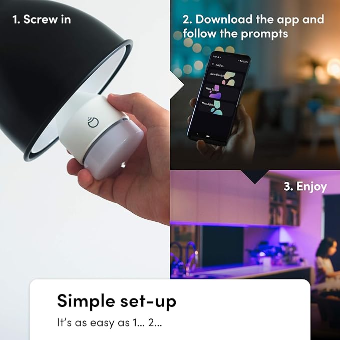 LIFX Color, A19 1100 lumens, Wi-Fi Smart LED Light Bulb, Billions of Colors and White & Lightstrip 40" Extension Only (no Controller or Supply Included), Wi-Fi Smart LED Light Strip, Full Color