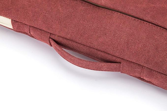 Kinmac 360° Heavy Duty Protective Laptop Computer Sleeve case Bag Cover with Handle for MacBook Pro 14 inch,14 inch-14.4 inch HP Lenovo Dell ASUS Acer Laptop (Wine Red)