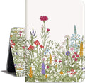 iPad Air 11 Inch Case (M4/M3/M2) 2026/2025/2024, iPad Air 5th/4th Generation Case 10.9 Inch 2022/2020 Women Girls Multi-Angle Viewing with Adjustable Stand Shockproof Auto Wake/Sleep, Flowers