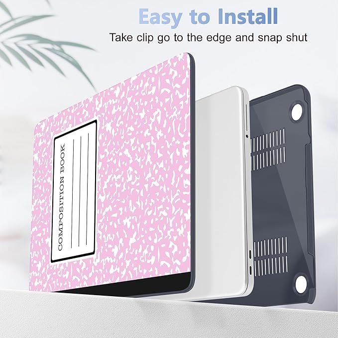 Tuiklol for 2026 MacBook Neo 13 Inch A18 Pro Chip Case, (Model A3404) Anti-Scratch Anti-Drop Slim Hard PC Shell Case with Shockproof Protective MacBook Neo Laptop Cover, Composition Book