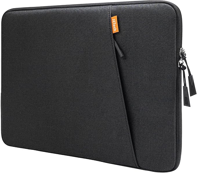 JETech Laptop Sleeve for MacBook Neo (A18 Pro), 14-InchMacBook Air/Pro, MacBook Pro M1-M5 2021-2026, Waterproof Bag Case with Pocket, Compatible with 14 Inch Notebook (Black)