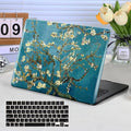 Funut for MacBook Pro 13 inch Case 2025 2024-2016 Release M2 M1 A2338 A2251 A2289 A2159 A1989 A1708 A1706, Plastic Laptop Hard Shell & Keyboard Cover for MacBook Pro 13 Inch, Blossom