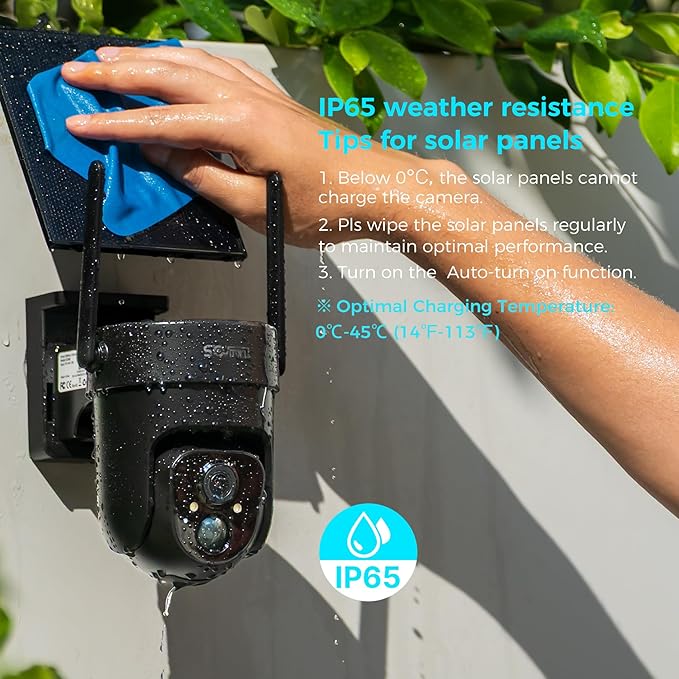 Vicohome QB 2K AI Solar Security Camera Wireless Outdoor, Battery Powered Cam, Two Way Audio, Motion Detection, Color Night Vision, Easy to Setup, Audible Flashlight Siren, 180 Days Exchange Policy