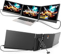 Setclod Upgraded Laptop Screen Extender Monitor Portable, 14.1" 1080P FHD IPS Screen, Monitor Extender for Laptop, Fit for 13-17", Plug & Play Compatiable with Windows/Mac/Chrome/Android