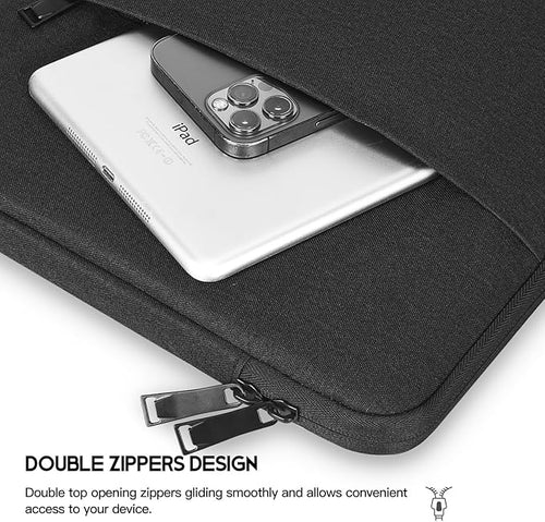 13 inch Laptop Sleeve Case for Surface Laptop 7 6 5 4 13.5, Surface Studio 14.4, Lenovo Yoga 6 13, Dell XPS 13, Dell Inspiron 13, ACER Lenovo DELL ASUS HP 13" Computer Waterpoof Bag(Black)