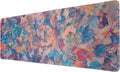 Colored Leaf Mouse Pad,Large Mouse Pad, Soft Rubber Base, Non-Slip Surface,31.5x11.8x0.12inch Long Computer Keyboard Mouse Mat,Office Desk Mat,Gaming Mousepad
